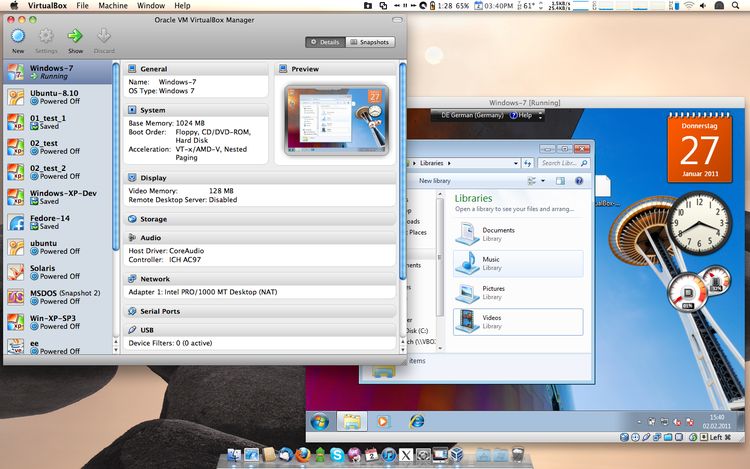 vmware fusion emulator windows mac